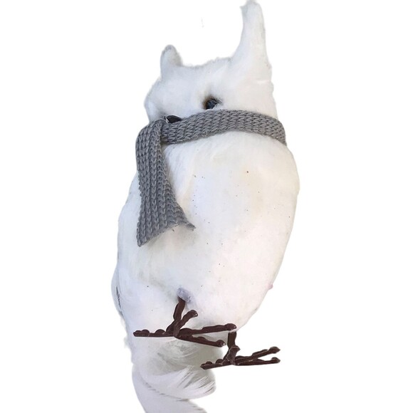 Christmas Ornaments White Owl Ice Skates Stocking Llama Snowman Head Lot of 5 - Picture 9 of 9